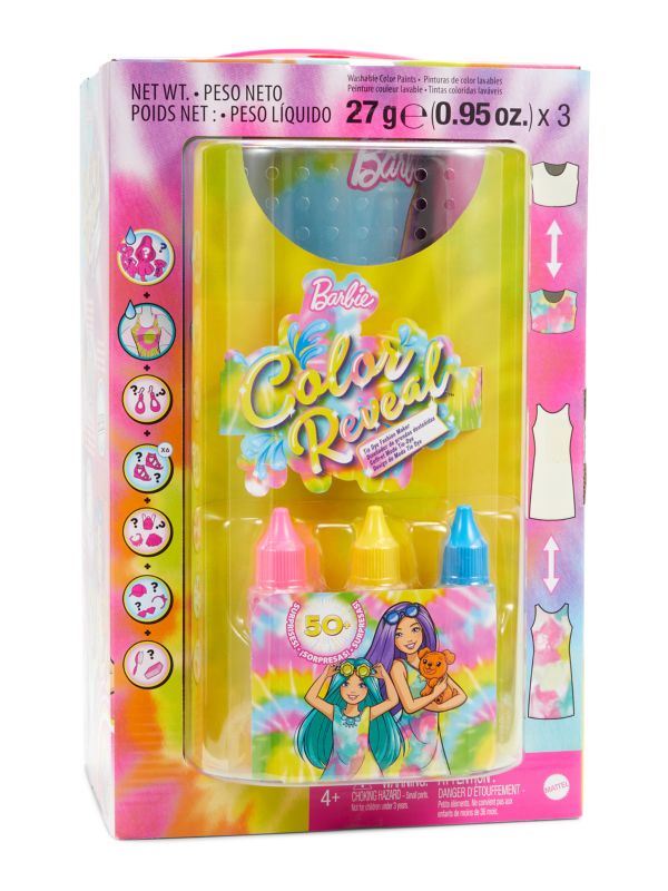 Barbie 41-Piece Barbie? Color Reveal? Play Set HCD29